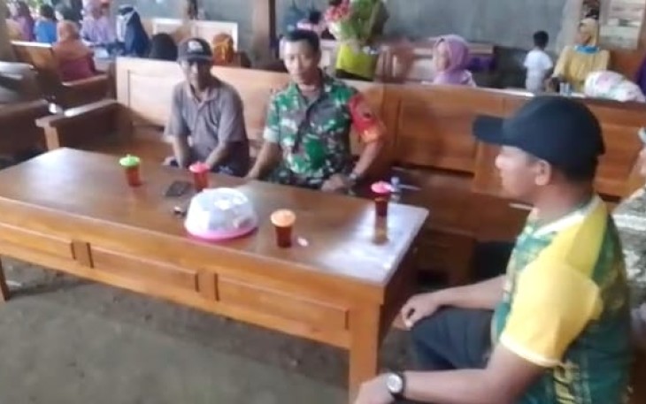 Komsos bersama warga binaan 