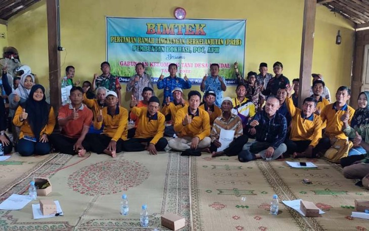 Bintek Gapoktan di desa Kendal