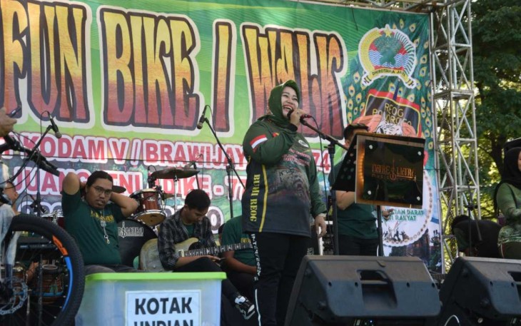 Wabup Ponorogo saat memberikan sambutan 