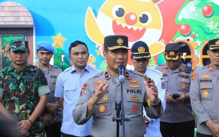 Wakapolda Jatim  Brigjen Pol Slamet Hadi saat memberikan keterangan pers di Kabupaten Tuban, Rabu (28/12)