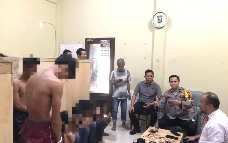 Terduga pembawa sajam dan busur diamankan tim resmob Polres Bantaeng