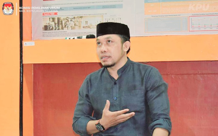 Ketua Komisi Pemilihan Umum (KPU) Kabupaten Kepulauan Selayar, Sulsel, Nandar Jamaluddin.