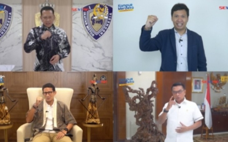 Peluncuran beasiswa secara Virtual