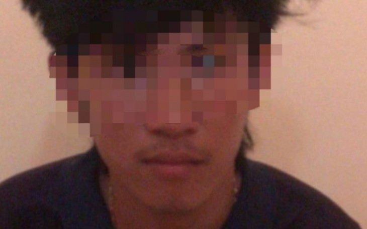 Terduga Pelaku Saat Diamankan  