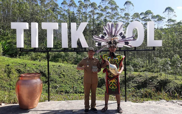 Titik Nol IKN Nusantara, Kalimantan Timur.
