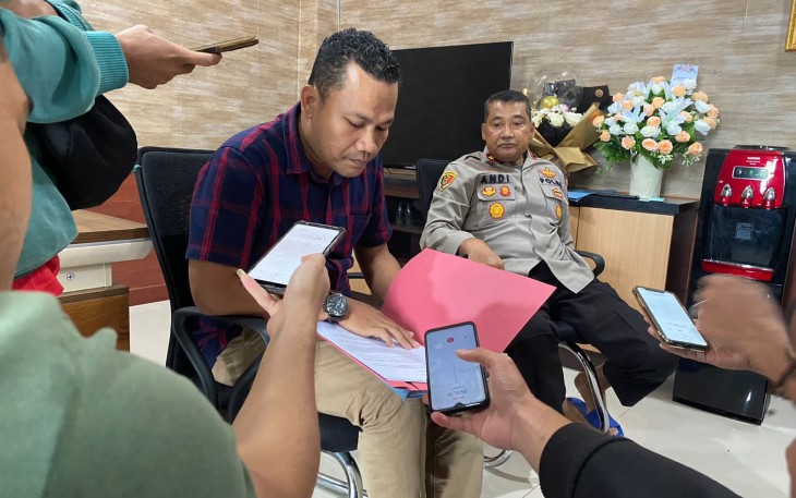 Pihak Polres Pandeglang saat dikonfirmasi para awak media, Rabu  (23/11/2022).