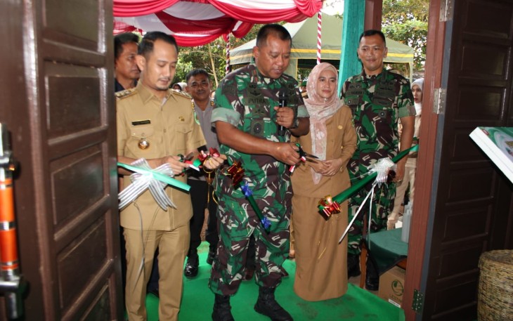Dandim Palangka Raya saat Hadiri Peresmian dan Pelantikan Pengurus Warung Berkah 