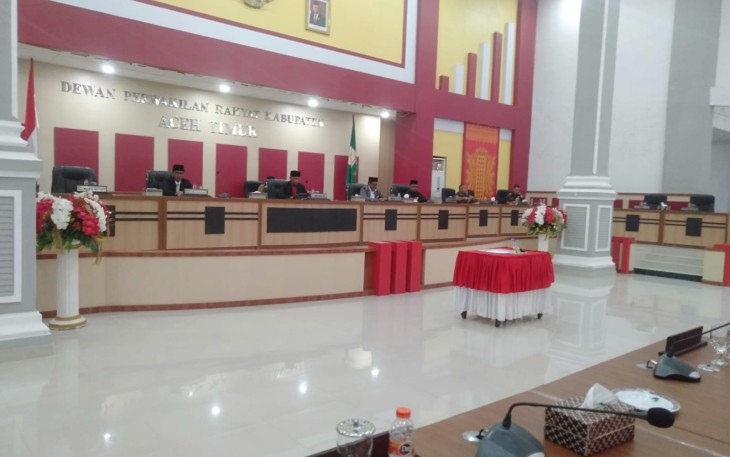 Rapat Paripurna DPRK Aceh Timur