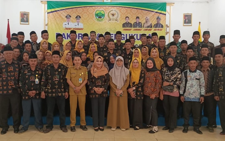 Foto bersama usai Pengukuhan PABPDSI Kabupaten Lingga