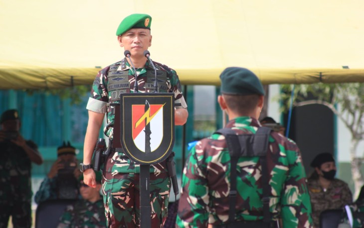 Dandim Palangka Raya saat Buka Diklatder Gerdayak Indonesia Angkatan Dua 