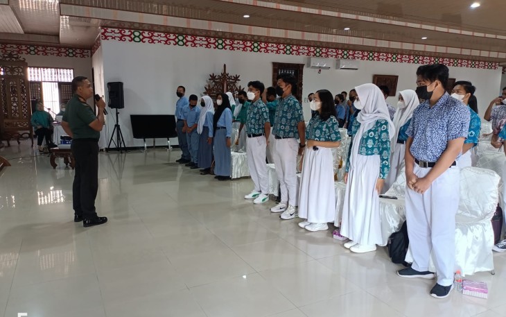 Danramil Pahandut Ajak Generasi Muda Tanamkan Kedisiplinan