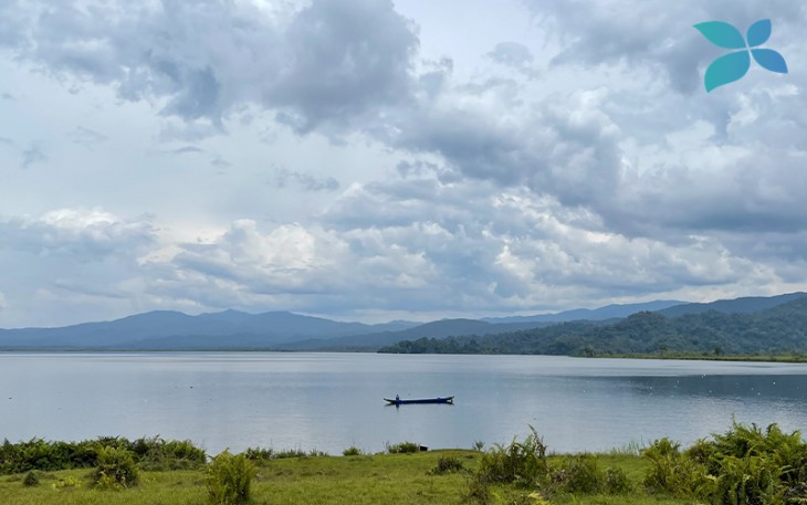 Danau Lindu yang terletak di Kabupaten Sigi, Sulawesi Tengah 