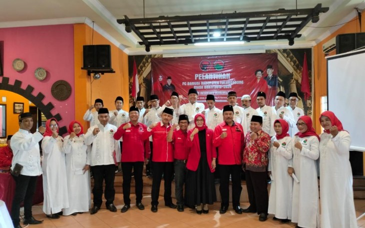 DPC PDI Perjuangan Kabupaten Tulungagung saat Lantik Sayap Partai