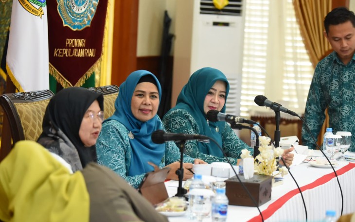 Rakor Tim TPPS di Provinsi Kepulauan Riau tahun 2022 di Gedung Daerah, Tanjungpinang, Senin (10/10/2022).