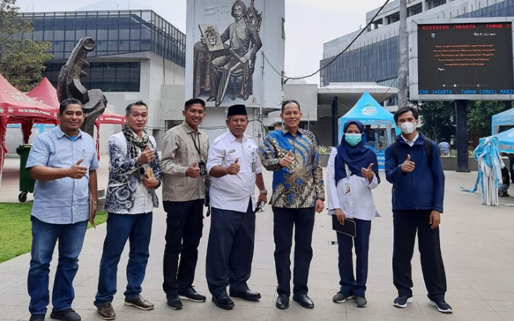 Wakil Bupati Pasaman Sabar AS disela kunjungannya di Planetariun Jakarta, Rabu (3/8) kemarin. 