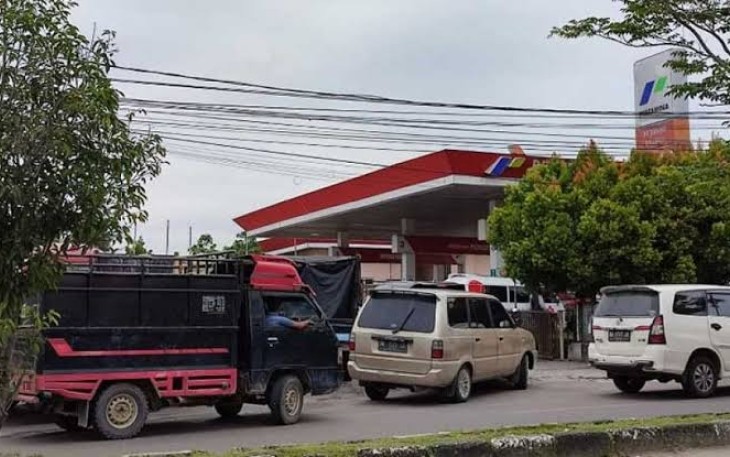 TKP (SPBU Kembang Seri Kecamatan Talang Empat, Kabupaten Bengkulu Tengah).
