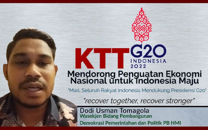 Dodi Usman Tomagola, Wasekjen Bidang Pembangunan, Demokrasi Pemerintahan dan Politik PB HMI