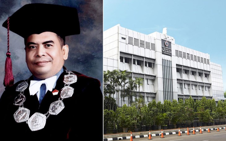 Rektor Universitas Prof. Dr. Moestopo (Beragama), Prof. Dr. H. Paiman Raharjo, M.M., M.Si 