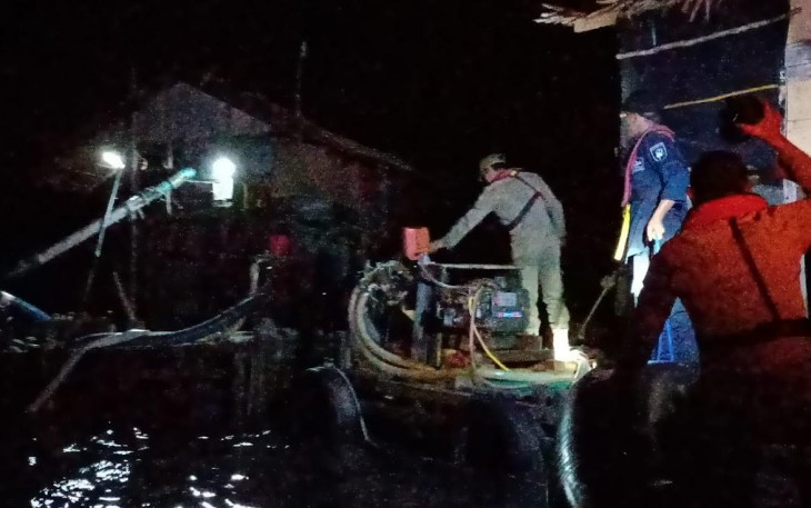 Bakamla RI saat Turut Patroli Tertibkan Penambang Timah Ilegal di Teluk Kelabat