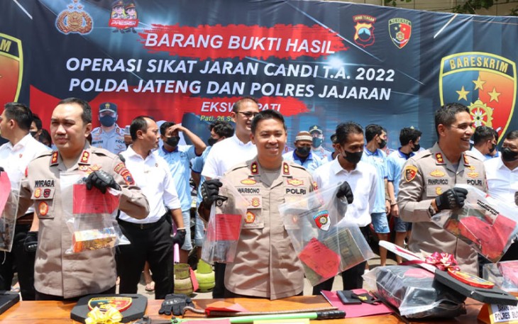 Press Release Penggelaran Hasil OSJC (Ops Sikat Jaran Candi) 2022