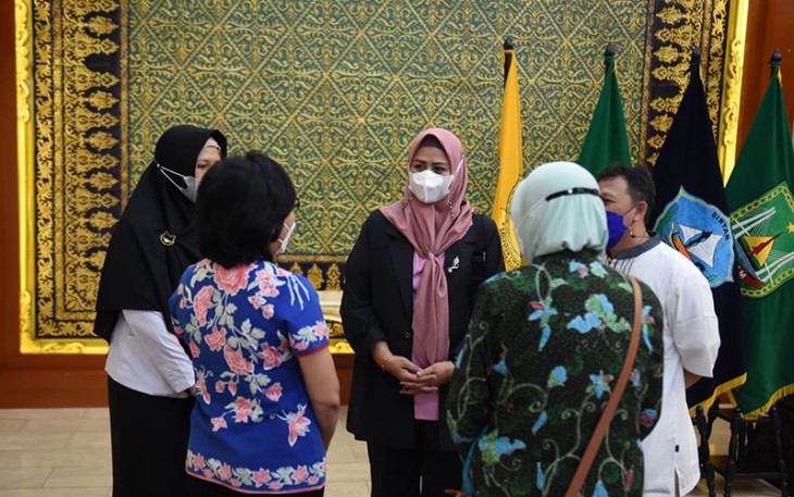 Hj Dewi Ansar Temui Komnas Perempuan Bahas Korban Kekerasan 