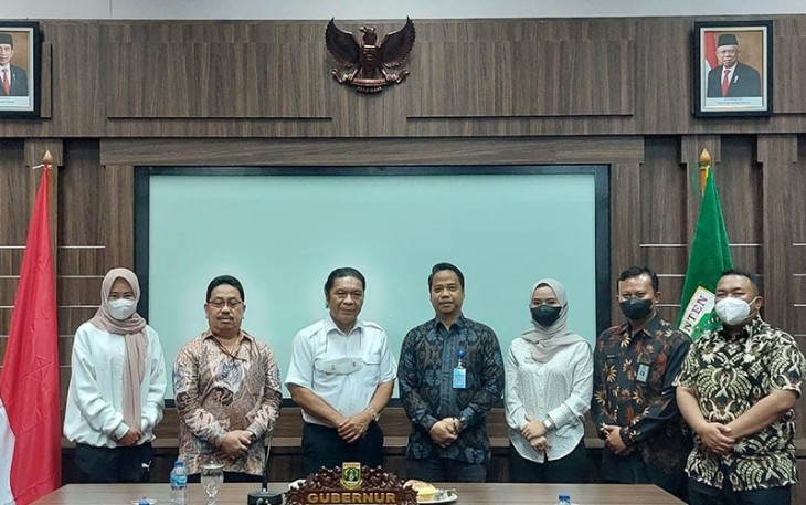 Kemenkumham Banten saat Koordinasi Persiapan Sosialisasi RKUHP oleh Wamenkumham