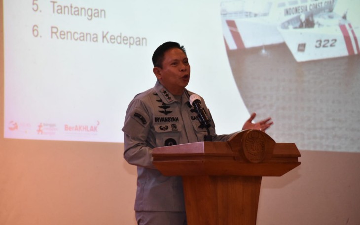 Kepala Bakamla RI Laksdya TNI Dr. Irvansyah, S.H., M.Tr 