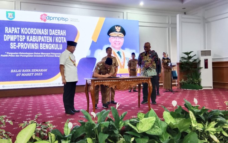 Gubernur Bengkulu Rohidin Mersyah 