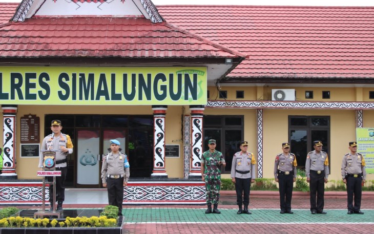 Apel Gelar Pasukan Operasi Aquabike Toba 2023