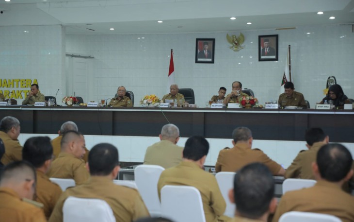 Bupati Asahan Pimpin Rakorpem Bulan Maret 2023