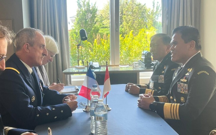 Kasal saat Laksanakan Bilateral Meeting dengan French Navy