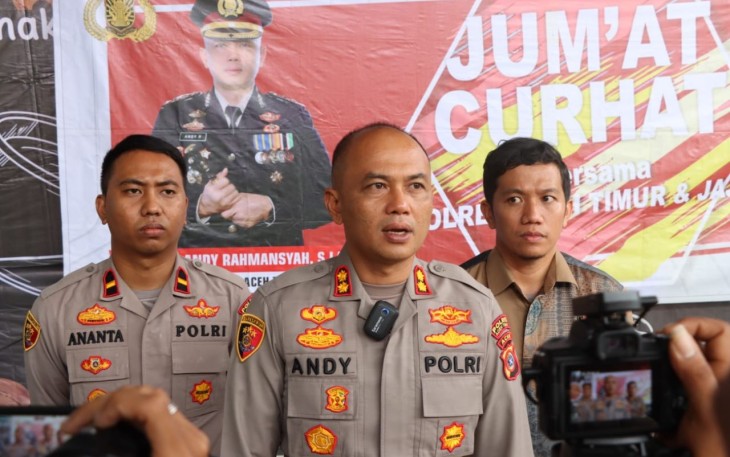 Kapolres Aceh Timur AKBP Andy Rahmansyah, S.I.K