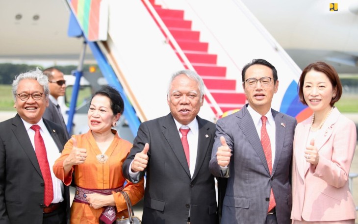Menteri Basuki Lepas Kepulangan Yang Mulia Kaisar Naruhito ke Jepang