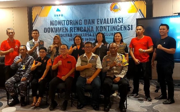Kasiops Lanudal Manado Ikuti Monev dan Dokumen RKPP Ketangguhan Bencana Indonesia Kabupaten Minut
