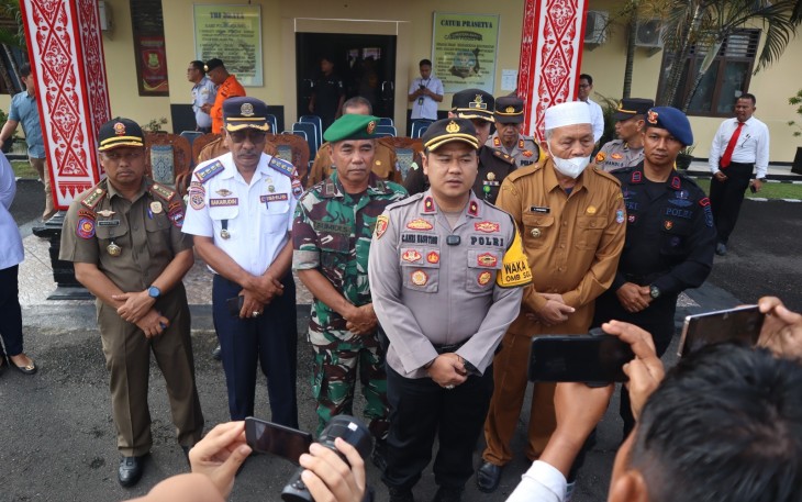 Polres Pasaman Barat Gelar Apel Gabungan dan Patroli Skala Besar 