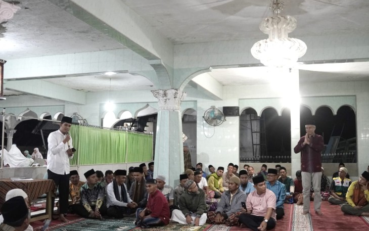 Hari ke-4 Ramadhan, Tim Safari Ramadhan Pemprov Sumbar Sambangi Masjid Raya Baruah Gunuang.