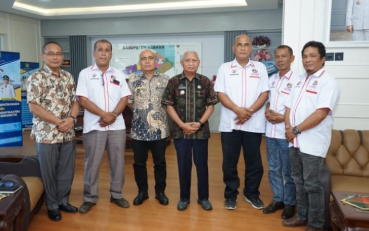 Bupati Asahan Terima Audiensi Dewan Pimpinan Daerah Wartawan Online Indonesia (DPD IWOI) Kabupaten Asahan