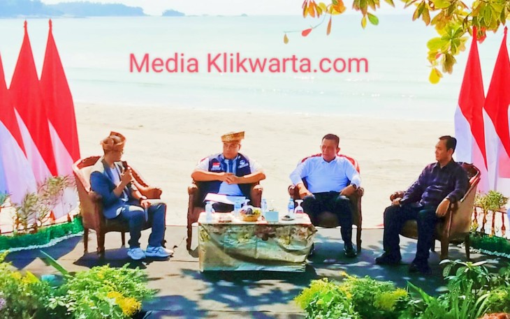 Puncak perayaan 90 tahun Hari Penyiaran Nasional (Hasiarnas) dilaksanakan di Lagoi Bay, Bintan, Kepulauan Riau, Sabtu (12/8/2023).