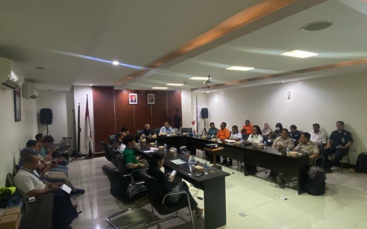 Pasops Lanudal Kupang Hadiri Rapat Koordinasi Pengamanan Nataru