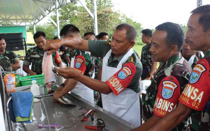 Kodim Palangka Raya saat Gelar Pelatihan Ekstrak Albumin Ikan Gabus 