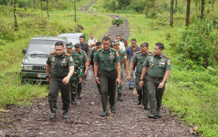 Korem 071/Wijayakusuma Cek Aset TNI di Karangjengkol Purbalingga