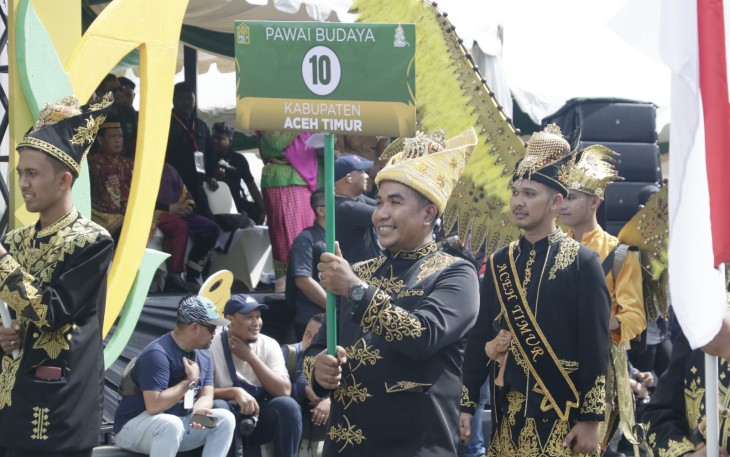 Pawai Budaya Aceh Timur Pukau Ribuan Warga 