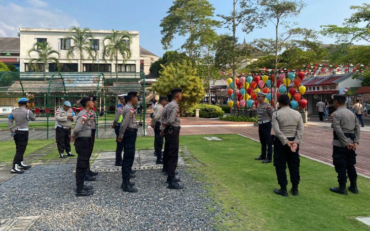 Polres Bintan Turunkan Ratusan Personil Pengamanan