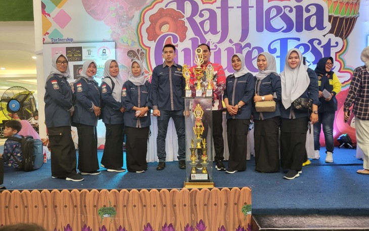 Drumband TK Hang Tuah Perwakilan Bengkulu Rebut Juara 