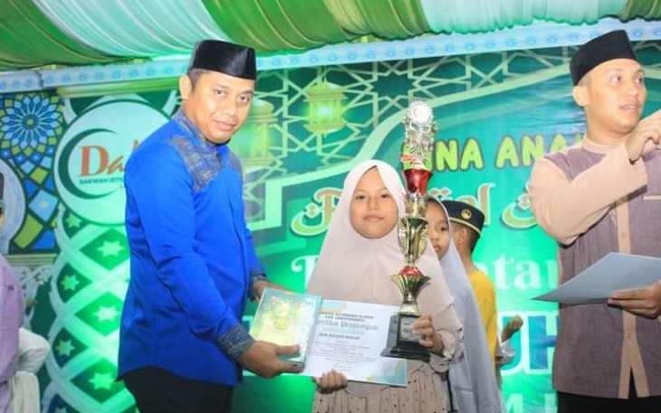  Pelaksana Tugas Kepala Dinas Kominfo Ahmad Fadly Rangkuti,ST,M.Kom menghadiri pelaksanaan Kegiatan Festival Anak Sholeh