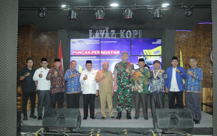 Bupati Asahan Hadiri Puncak Harlah Pergerakan Mahasiswa Islam Indonesia Ke -63 
