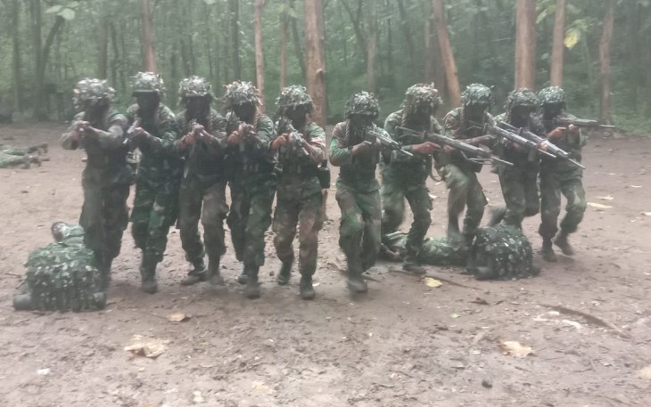 Lattek Dikko Taruna AAL saat Jalani Latihan Tahap Hutan