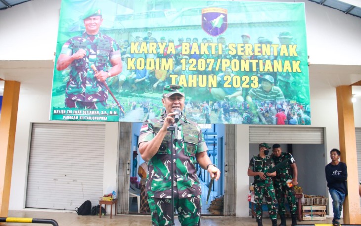 Panglima Kodam XII/Tanjungpura Mayjen TNI Iwan Setiawan, S.E., M.M