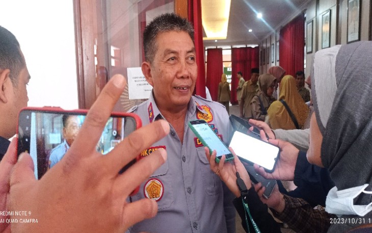 H.Didik Catur HP selaku Kepala Dishub Kota Kediri saat dikonfirmasi awak media terkait persiapan beroperasinya Bandara Kediri