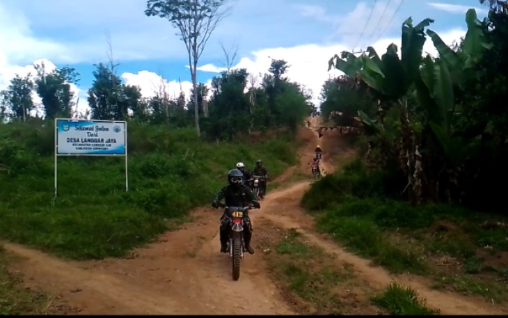 Dandim 0409/Rejang Lebong Letkol Inf Moch Renaldy Herbowo, S.Sos., M.Si Monitoring Langsung Wilayah Kerja 